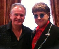 Bobby Davro with Paul